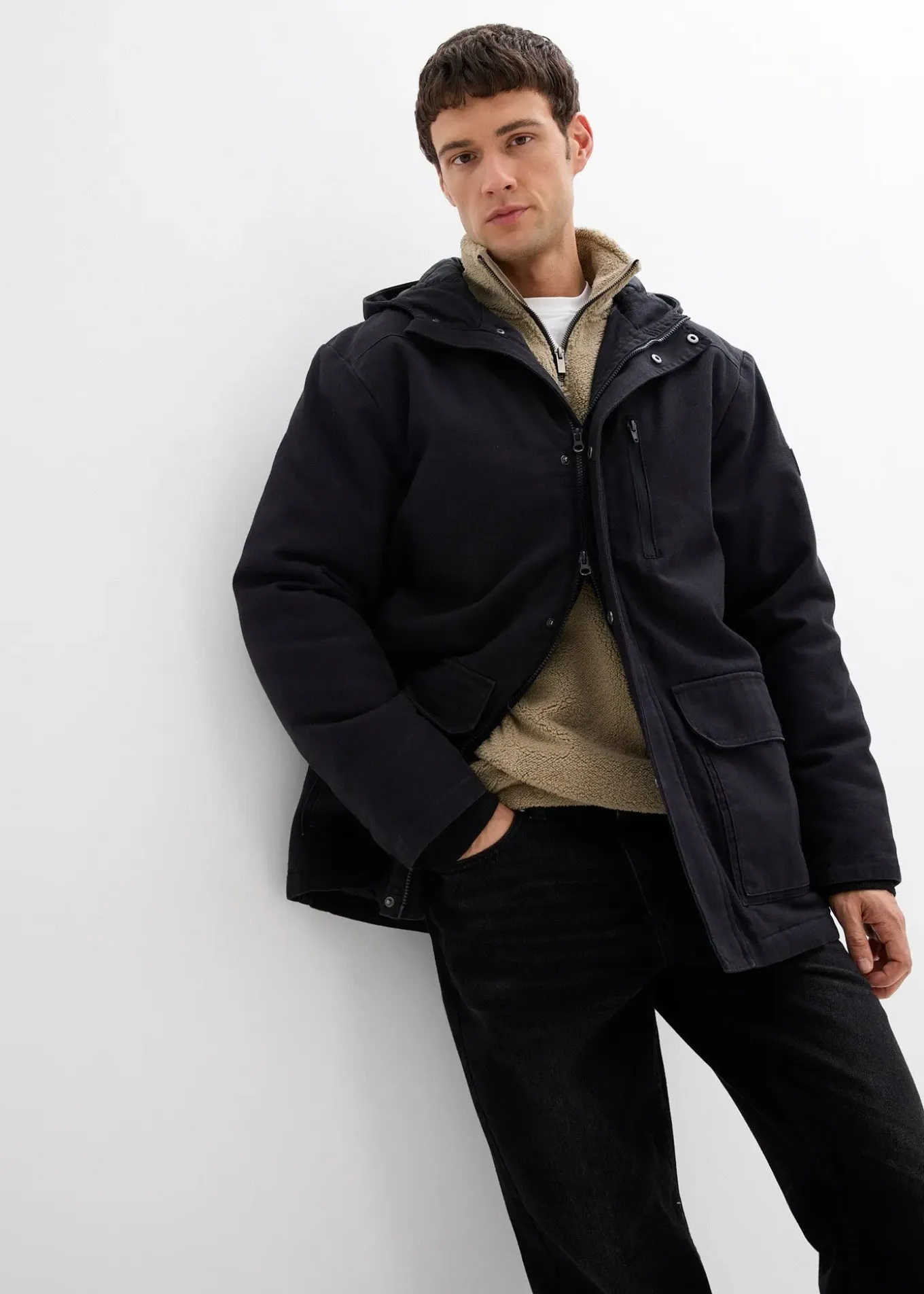 Veste d’hiver en toile robuste