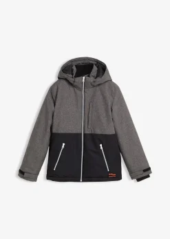 Veste d’hiver rembourrée à capuche, style color block