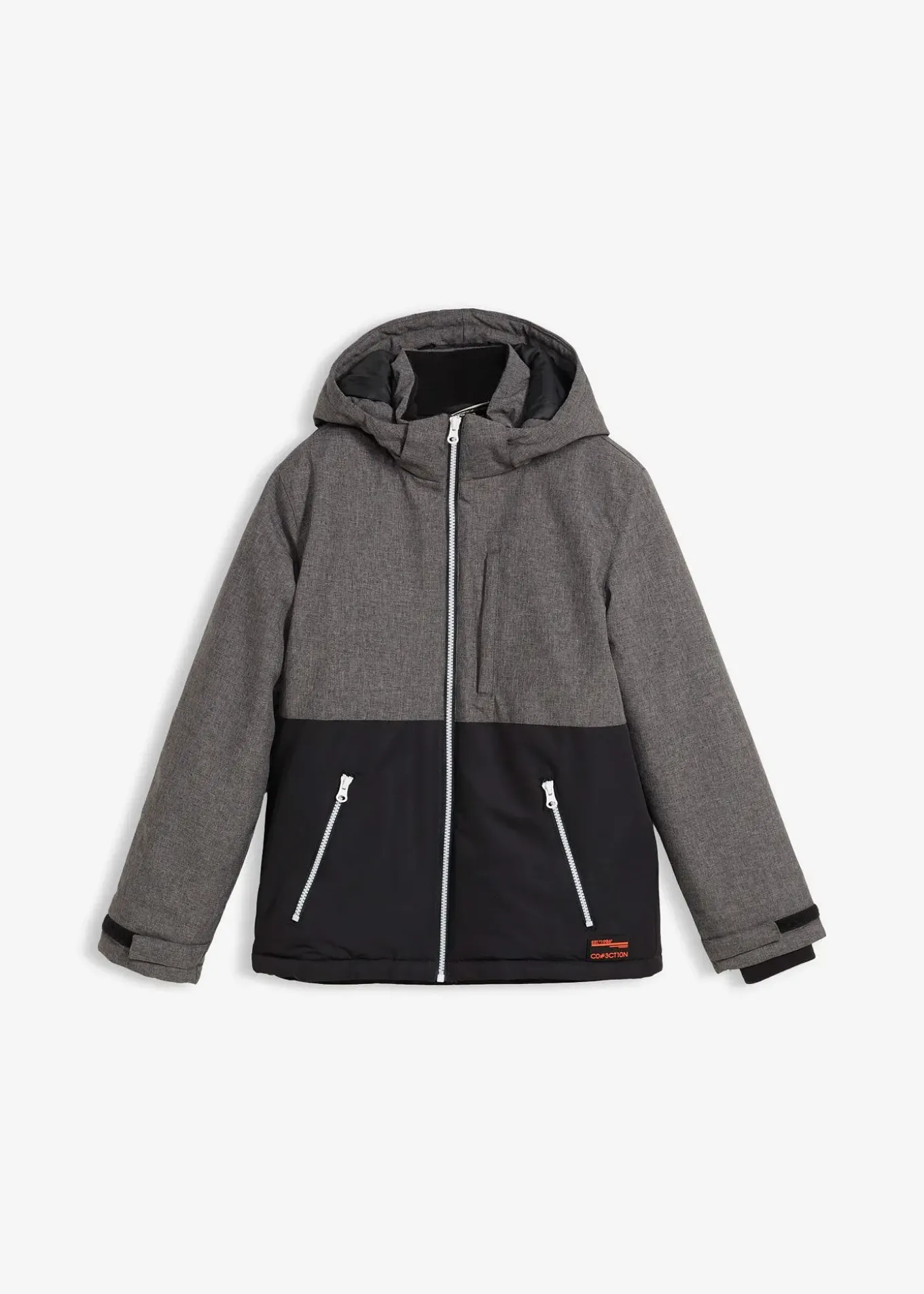 Veste d’hiver rembourrée à capuche, style color block