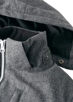 Veste d’hiver rembourrée à capuche, style color block