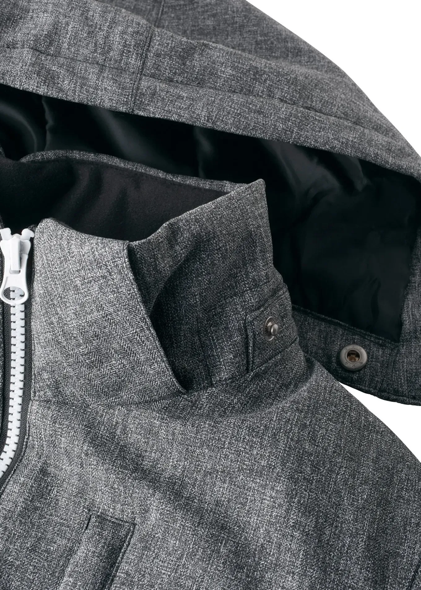 Veste d’hiver rembourrée à capuche, style color block