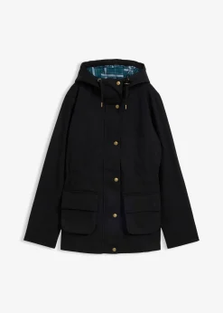 Veste déperlante avec doublure à carreaux