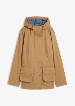 Veste déperlante avec doublure à carreaux