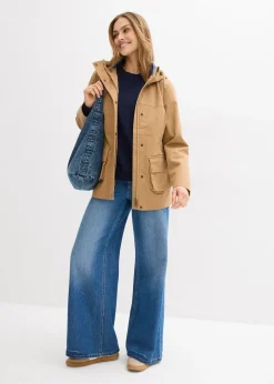 Veste déperlante avec doublure à carreaux