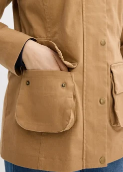 Veste déperlante avec doublure à carreaux