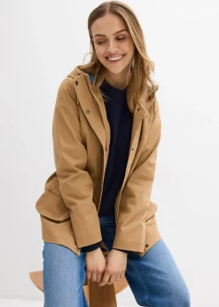 Veste déperlante avec doublure à carreaux