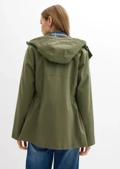 Veste déperlante avec doublure à carreaux