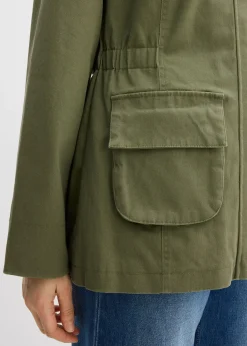 Veste déperlante avec doublure à carreaux