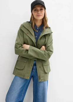 Veste déperlante avec doublure à carreaux