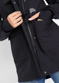 Veste duffel-coat softshell, imperméable