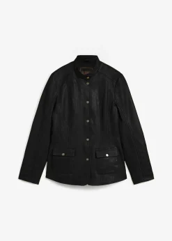 Veste en cuir nappa d’agneau
