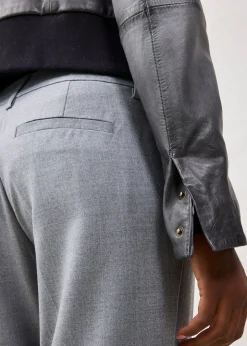 Veste en cuir nappa d’agneau