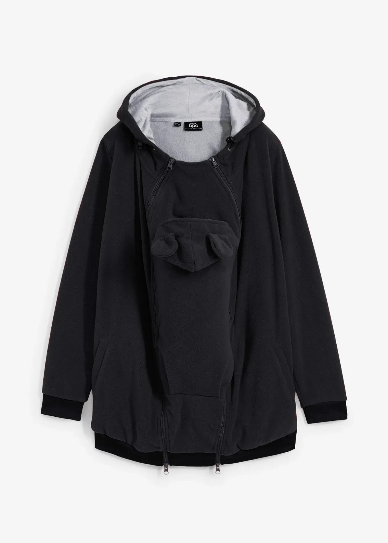 Veste 2en1 en polaire pour la grossesse avec fonction portage