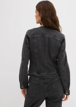 Veste en jean à strass