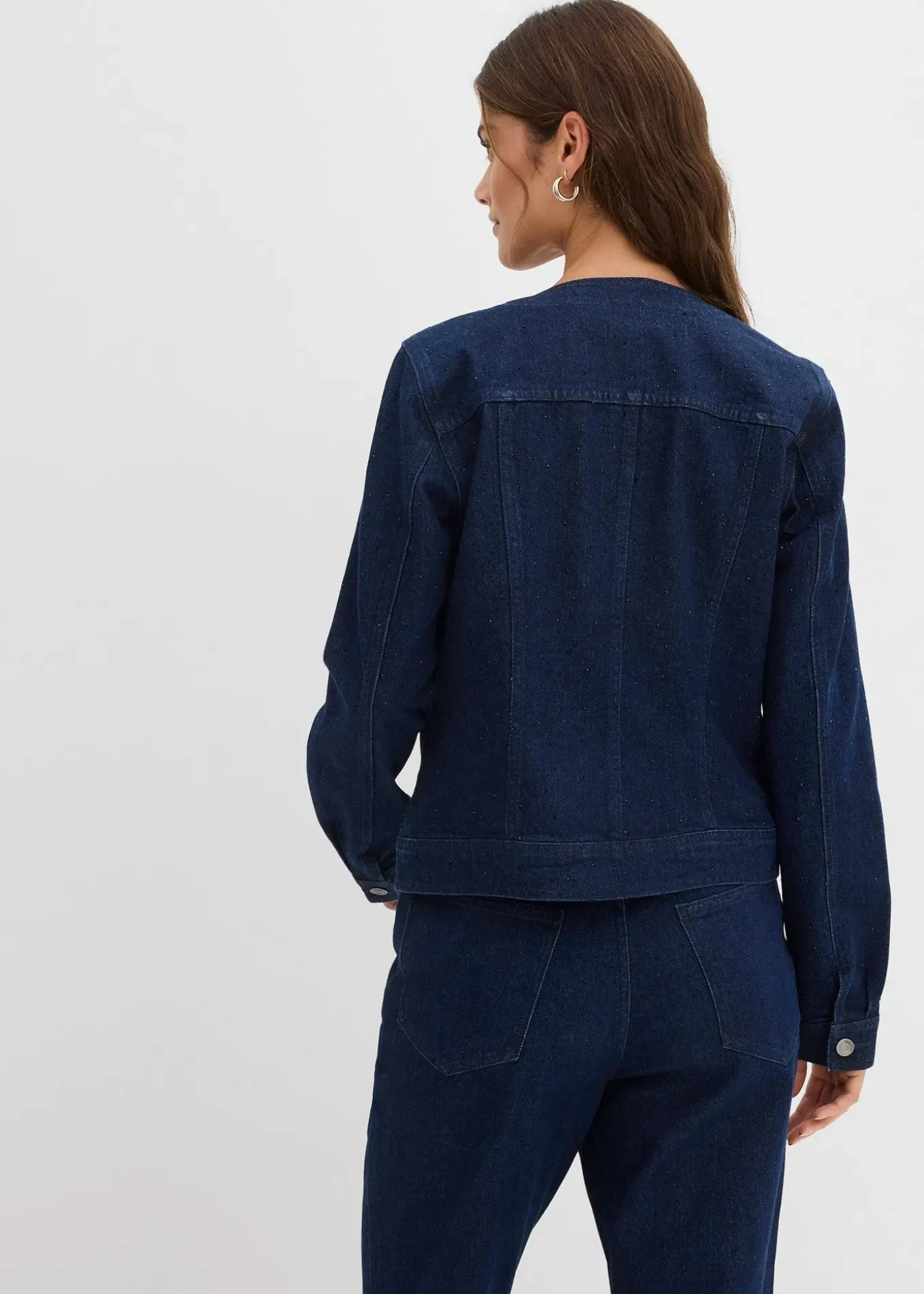 Veste en jean à strass