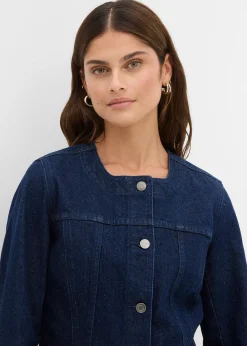 Veste en jean à strass