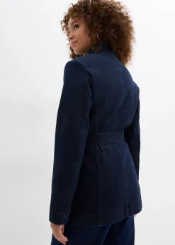 Veste en jean avec ceinture