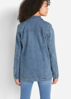 Veste en jean extensible, coupe boyfriend