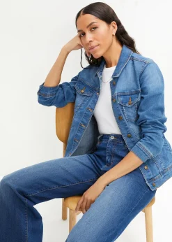Veste en jean extensible, basique