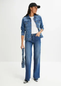 Veste en jean extensible, basique