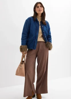 Veste en jean légèrement rembourrée