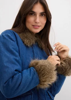 Veste en jean légèrement rembourrée