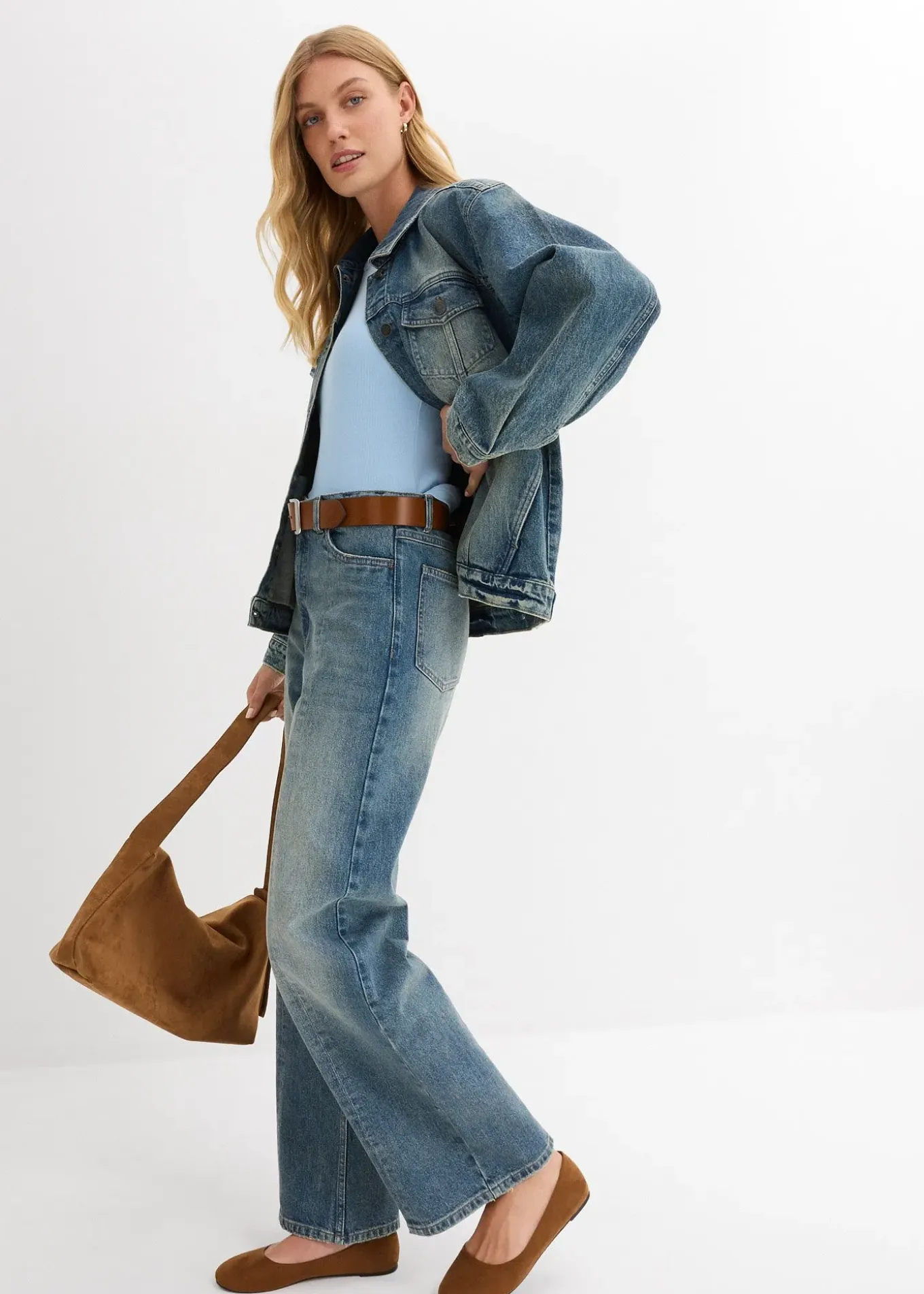 Veste en jean oversize