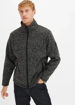 Veste en maille polaire avec doublure peluche