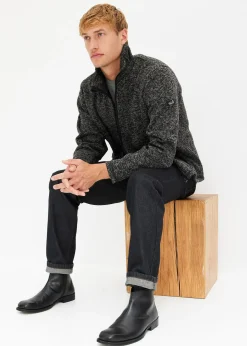 Veste en maille polaire avec doublure peluche