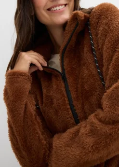 Veste en polaire peluche