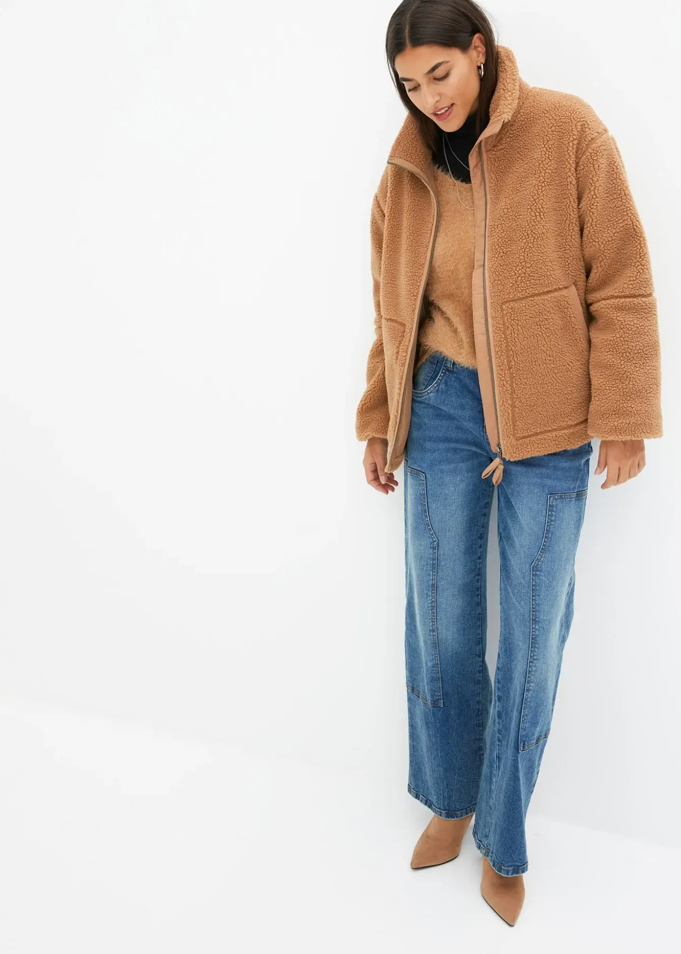 Veste en sherpa doublée