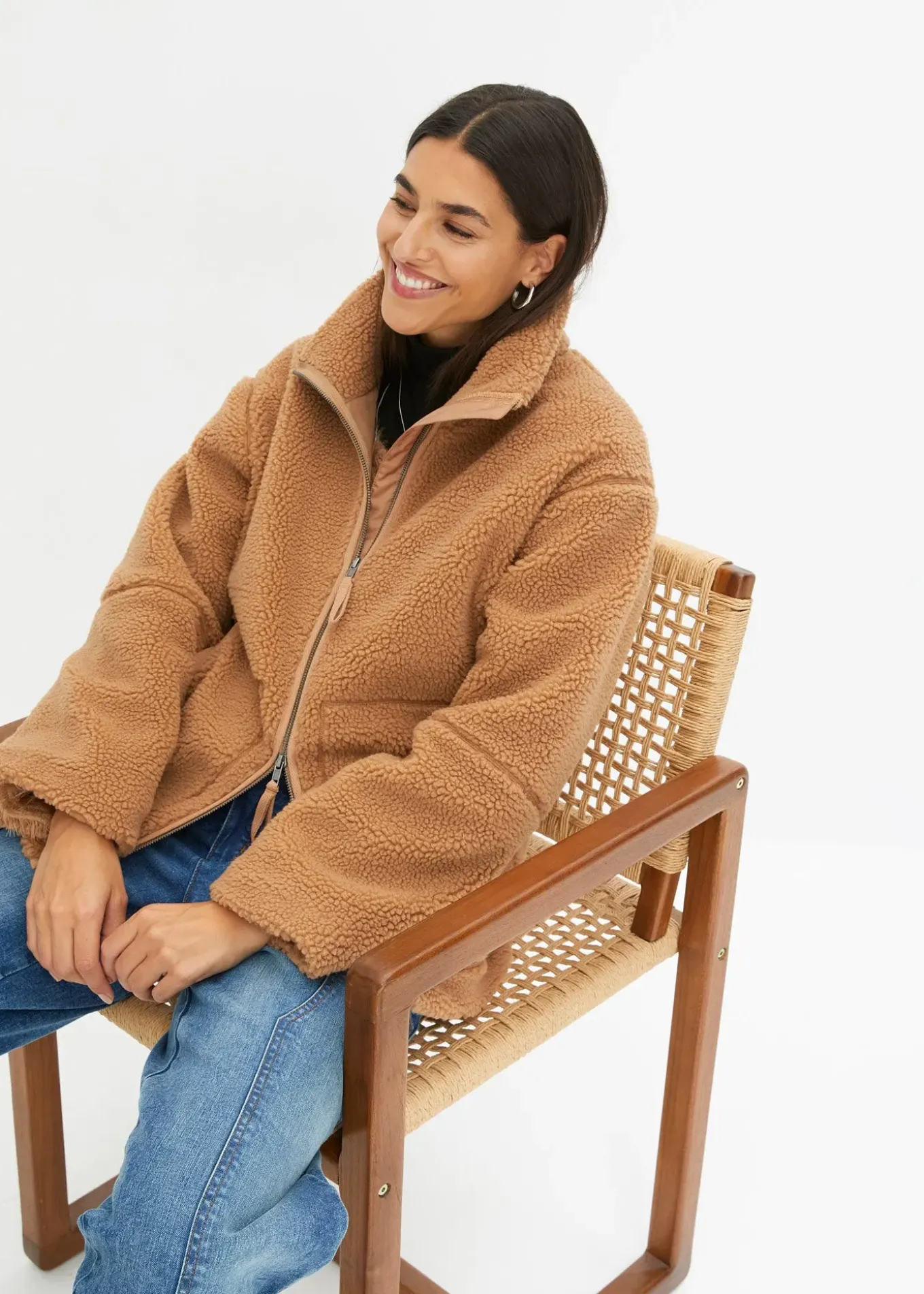 Veste en sherpa doublée