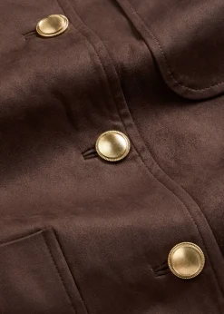 Veste en suédine