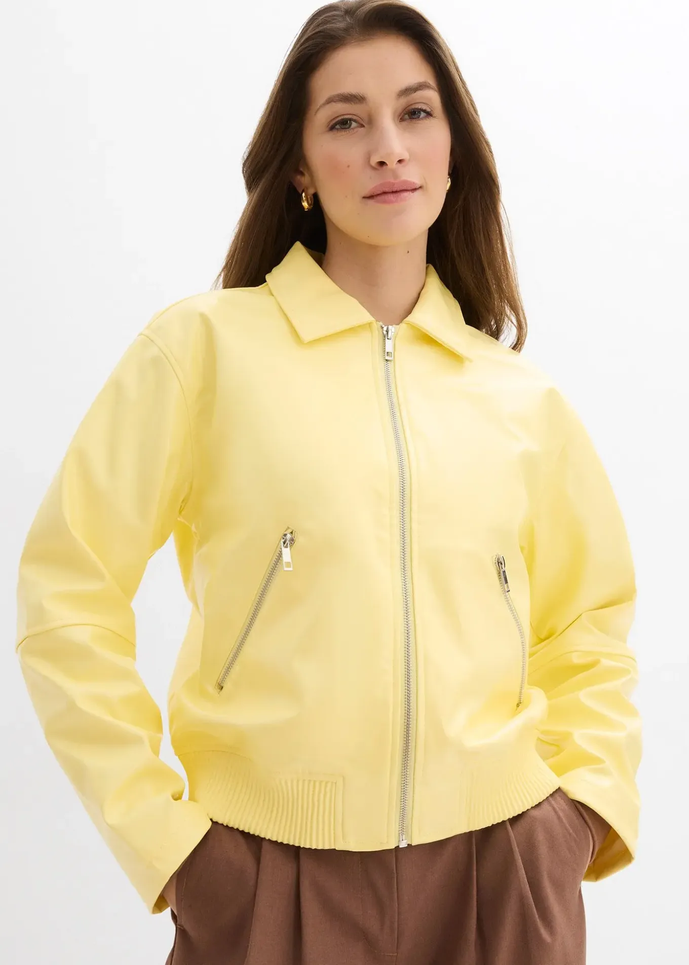 Veste enduite courte