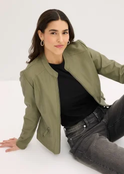 Veste enduite en viscose