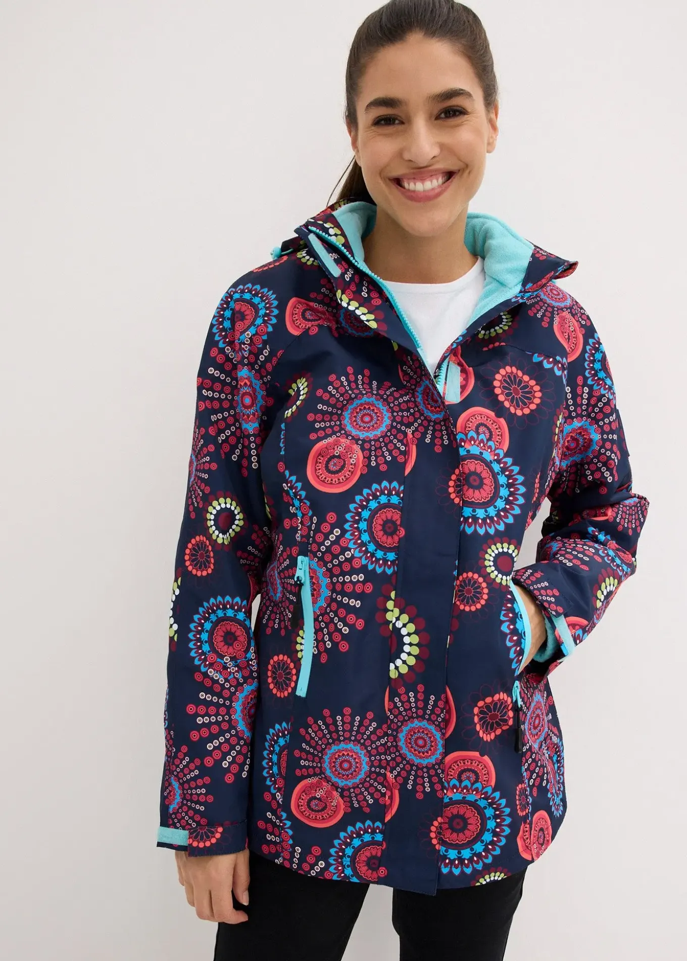 Veste fonctionnelle 3 en 1 à capuche, imperméable