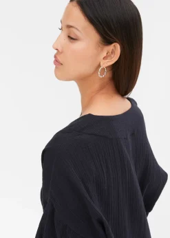 Veste kimono légère en gaze de coton