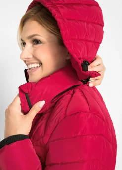 Veste longue matelassée, rembourrée