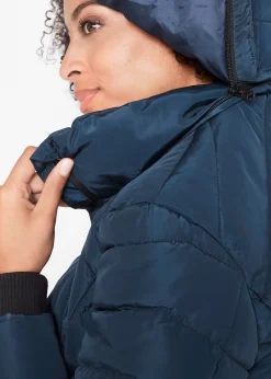 Veste longue matelassée, rembourrée