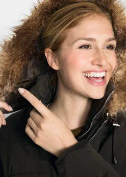 Veste matelassée à capuche, doublée