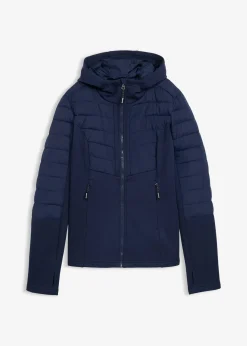 Veste matelassée déperlante avec softshell