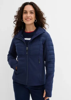 Veste matelassée déperlante avec softshell