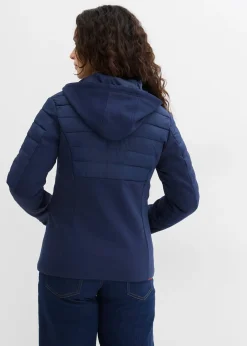 Veste matelassée déperlante avec softshell