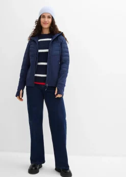 Veste matelassée déperlante avec softshell