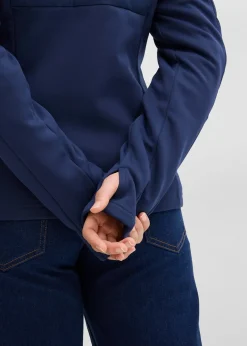 Veste matelassée déperlante avec softshell