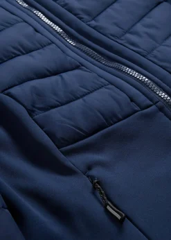 Veste matelassée déperlante avec softshell