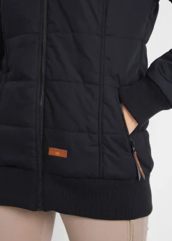 Veste outdoor avec détails enduits