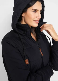 Veste outdoor avec détails enduits
