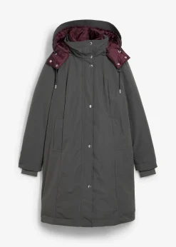 Veste outdoor déperlante, effet superposé