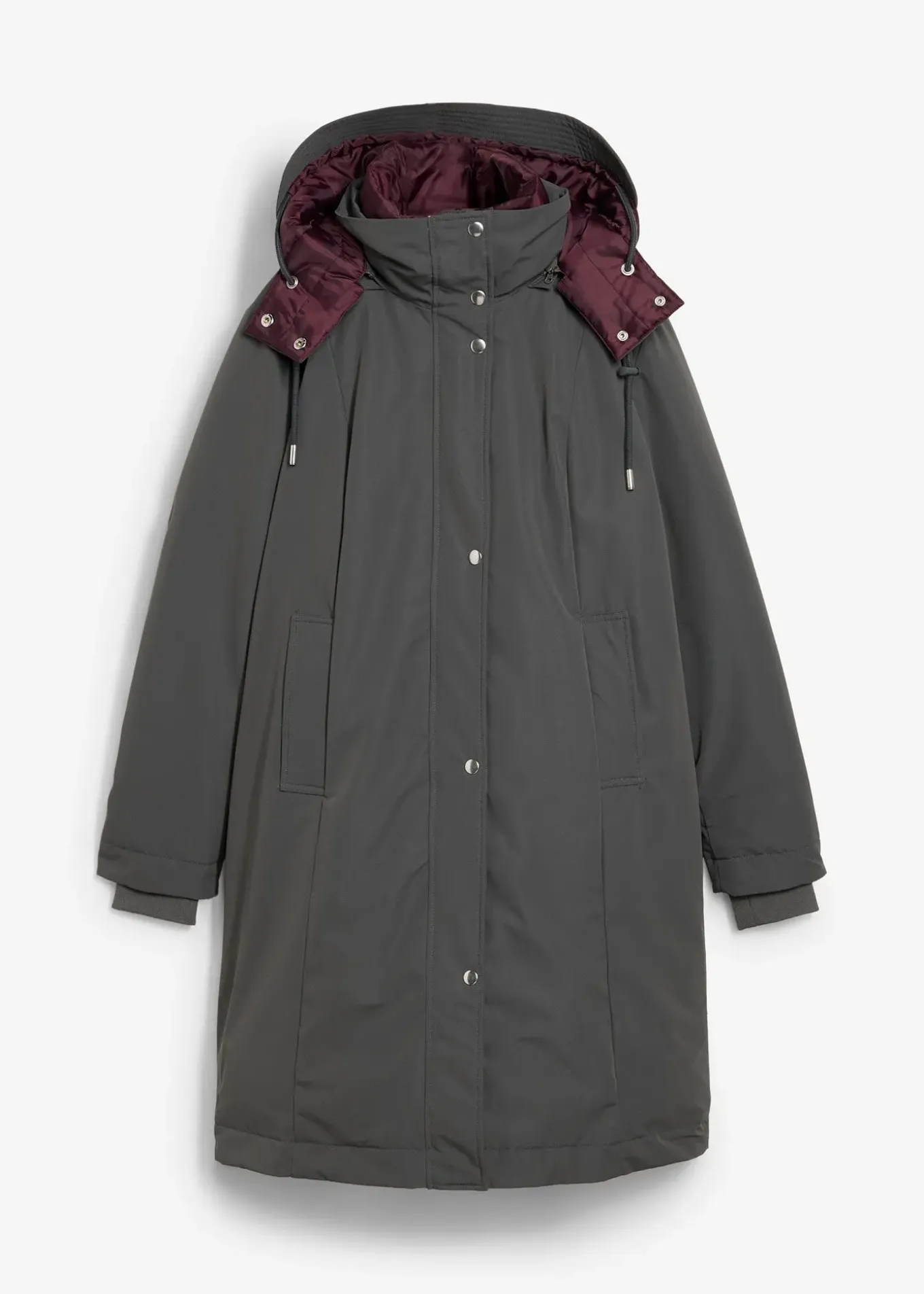 Veste outdoor déperlante, effet superposé